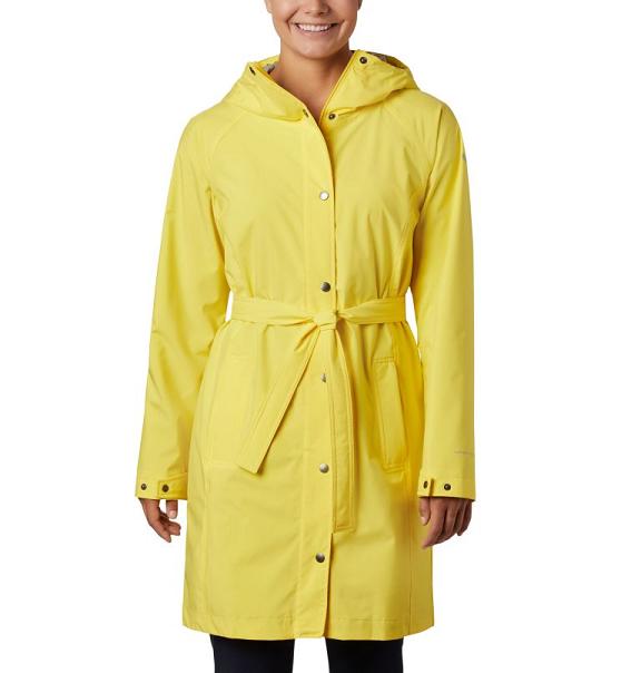 Columbia Here And There Rain Jacket Yellow For Women's NZ53408 New Zealand